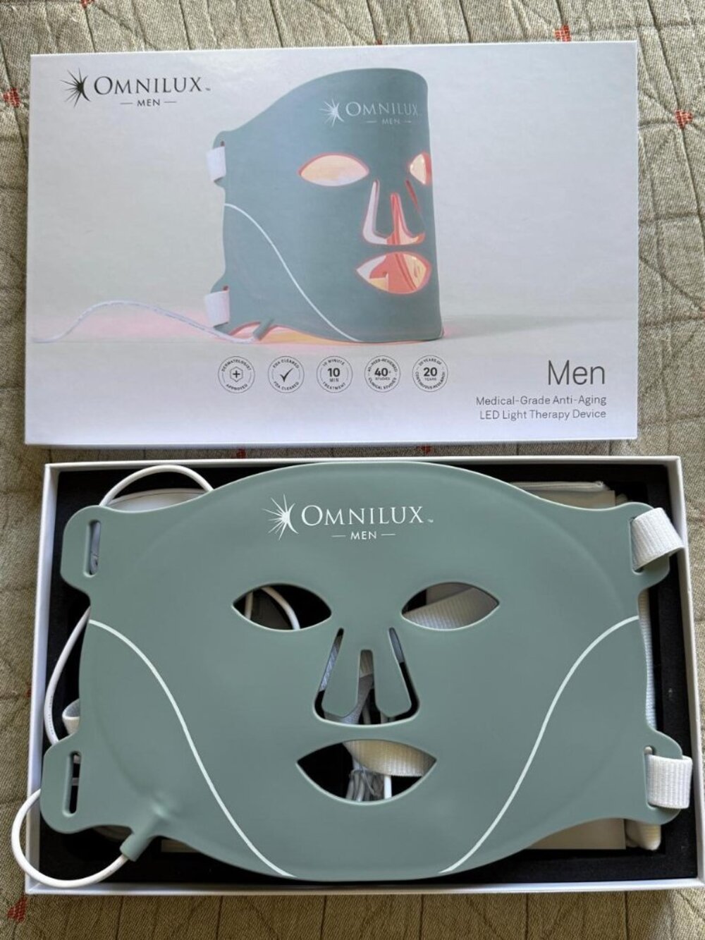 Omnilux Men Red Light Mask